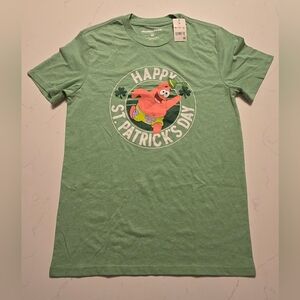 Nickelodeon SpongeBob Happy St. Patrick's Day Patrick Star T-shirt Men's Size M